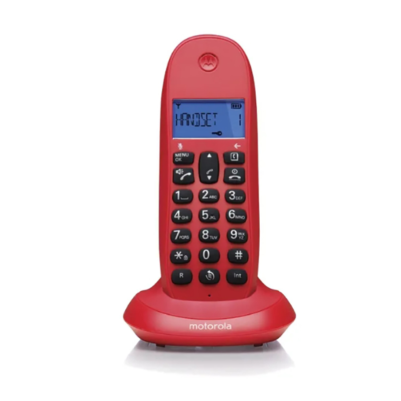 Радиотелефон Motorola C1001LB+ Red радиотелефон motorola s1202 white