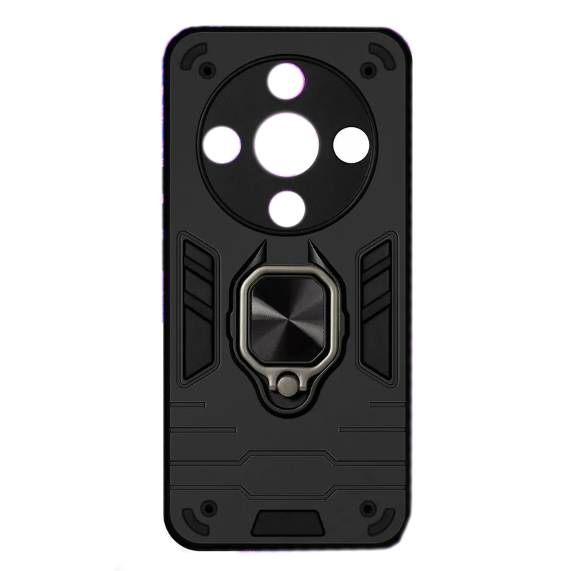 Чехол DF для Honor X9b с магнитом и кольцом Black hwArmor-14 цена и фото