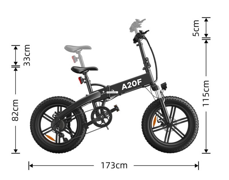 Электровелосипед ADO Electric Bicycle A20F Beast Sandy