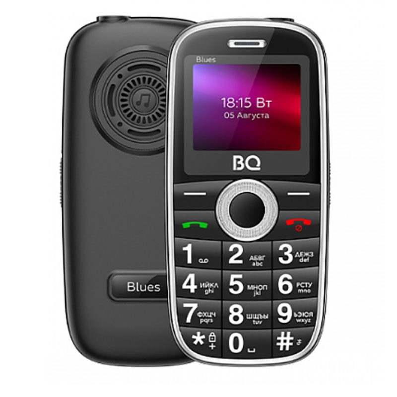 Сотовый телефон BQ 1867 Blues Black сотовый телефон bq 2823 elegant black