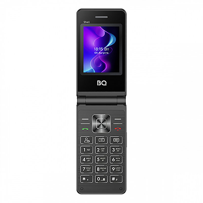Сотовый телефон BQ 2411 Shell Black цена и фото