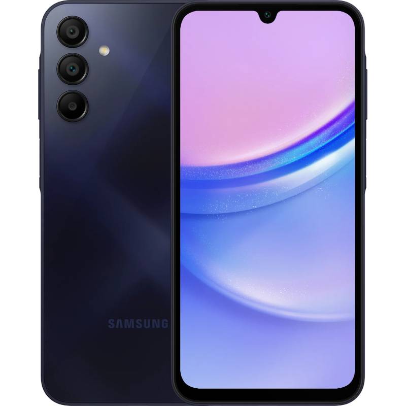 Сотовый телефон Samsung SM-A155 Galaxy A15 6/128Gb Black сотовый телефон samsung sm a346 galaxy a34 6 128gb lavender