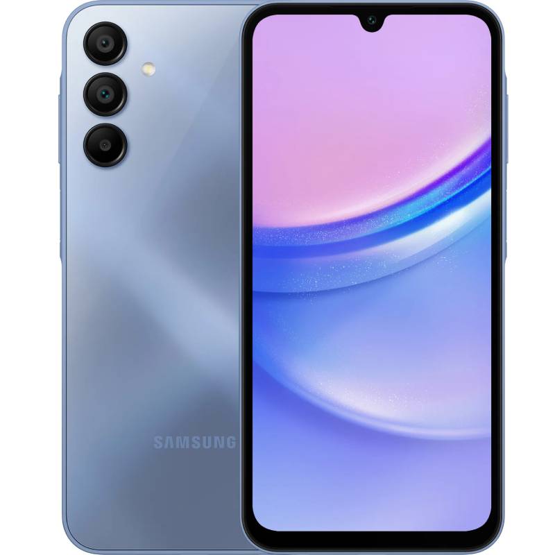 Сотовый телефон Samsung SM-A155 Galaxy A15 6/128Gb Blue сотовый телефон itel p55 8 128gb aurora blue
