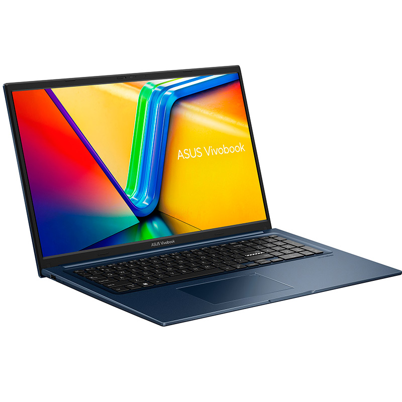 фото Ноутбук asus vivobook 17 x1704za-au333 blue 90nb10f2-m00dh0 (intel core i3-1215u 1.2ghz/8192mb/512gb ssd/intel uhd graphics/wi-fi/bluetooth/cam/17.3/1920x1080/no os)