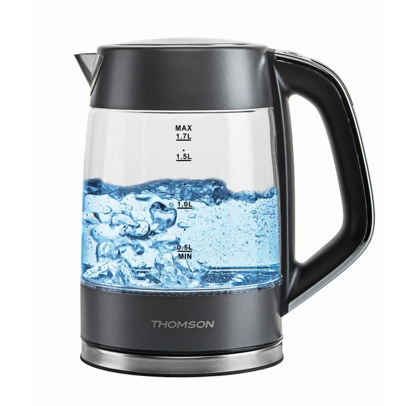 Чайник Thomson Glass K20ES-2002 1.7L Grey чайник электрический thomson k20es 2002 1 7 л серый