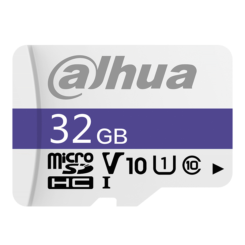 Карта памяти 32Gb - Dahua C10/U1/V10 FAT32 Memory Card DHI-TF-C100/32GB карта трекер chipolo card spot ch c21r gy r en