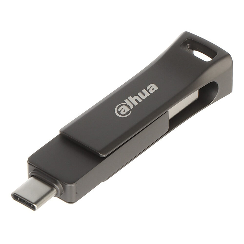 USB Flash Drive 128Gb - Dahua Metal USB 3.2 Gen1 DHI-USB-P629-32-128GB thinkplus mu241 128gb usb3 0 u disk rotatable usb flash drive metal u disk high speed transmission wide compatibility