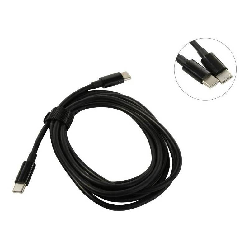  KS-is USB-C - USB-C PD 3A 1.2m Black KS-491L1B-1.2
