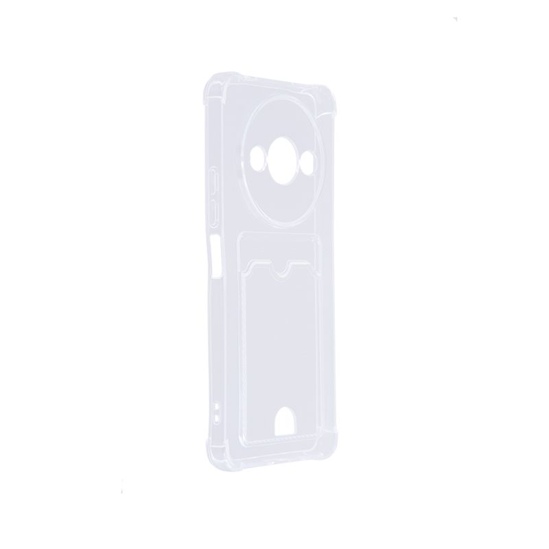 Чехол Zibelino для Xiaomi Redmi A3 4G / Poco C61 4G Silicone Card Holder защита камеры Transparent ZSCH-XMI-RDM-A3-CAM-TRN чехол zibelino для xiaomi redmi 9a silicone card holder case transparent zsch xmi rdm 9a cam trn