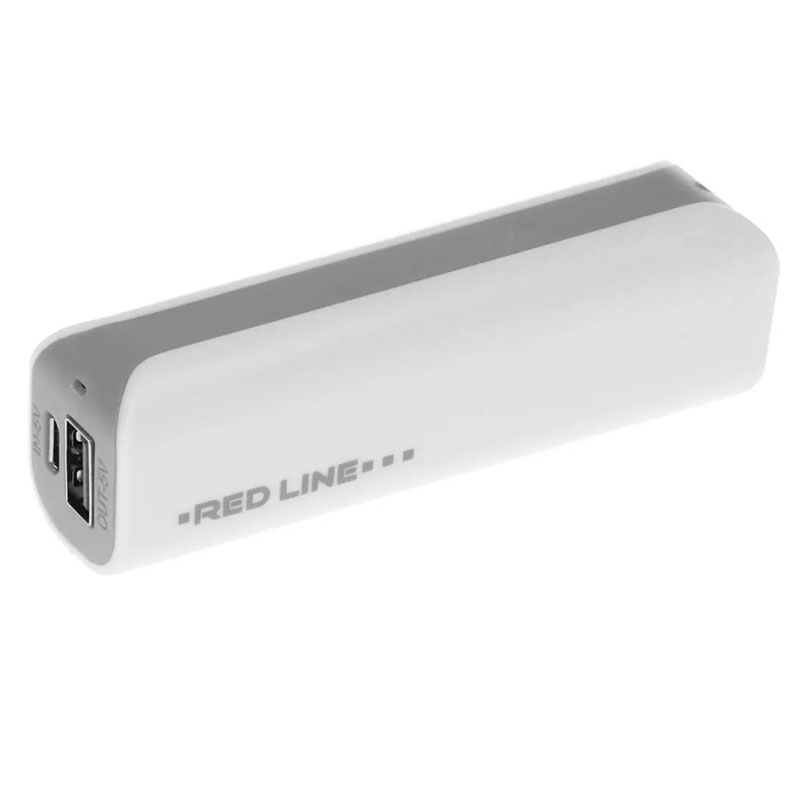 цена Внешний аккумулятор Red Line Power Bank R-3000 3000mAh White-Grey УТ000038617