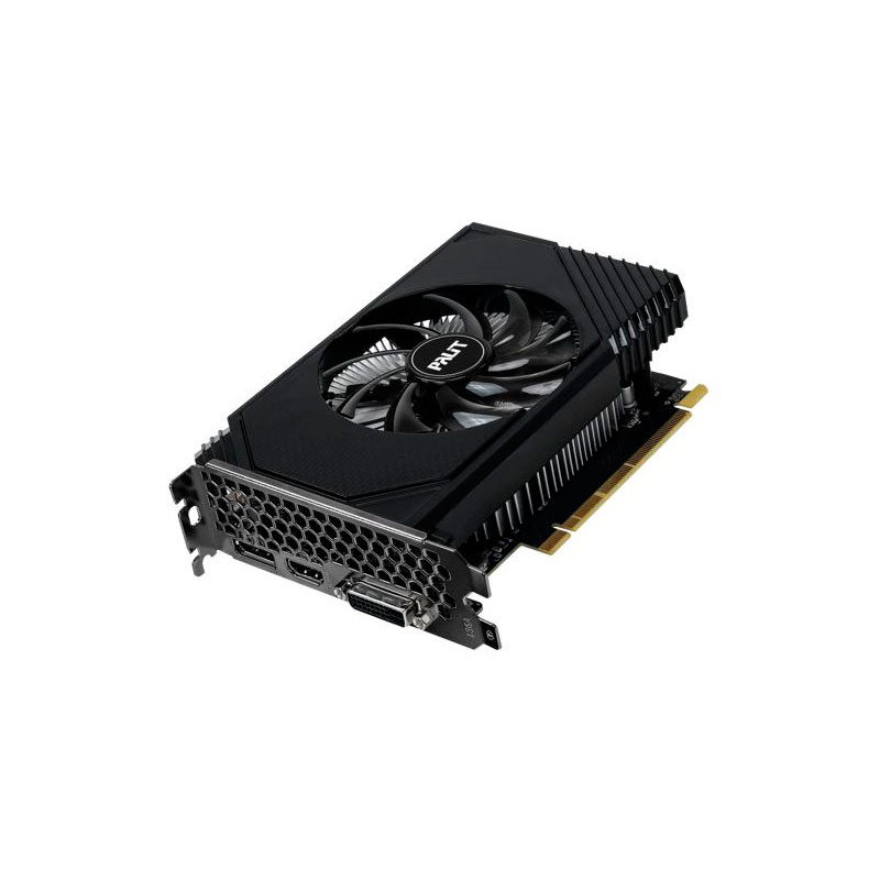 фото Видеокарта palit nvidia geforce rtx 3050 stormx 1042mhz pci-e 4.0 6144mb 14000mhz 96 bit dp hdmi dvi ne63050018je-1070f