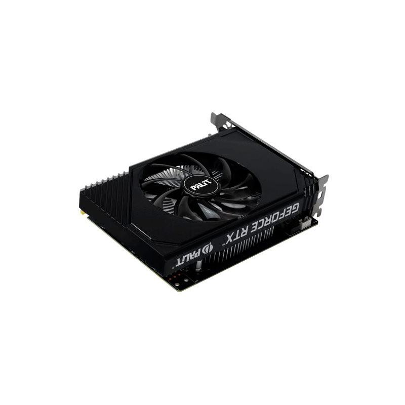 фото Видеокарта palit nvidia geforce rtx 3050 stormx 1042mhz pci-e 4.0 6144mb 14000mhz 96 bit dp hdmi dvi ne63050018je-1070f