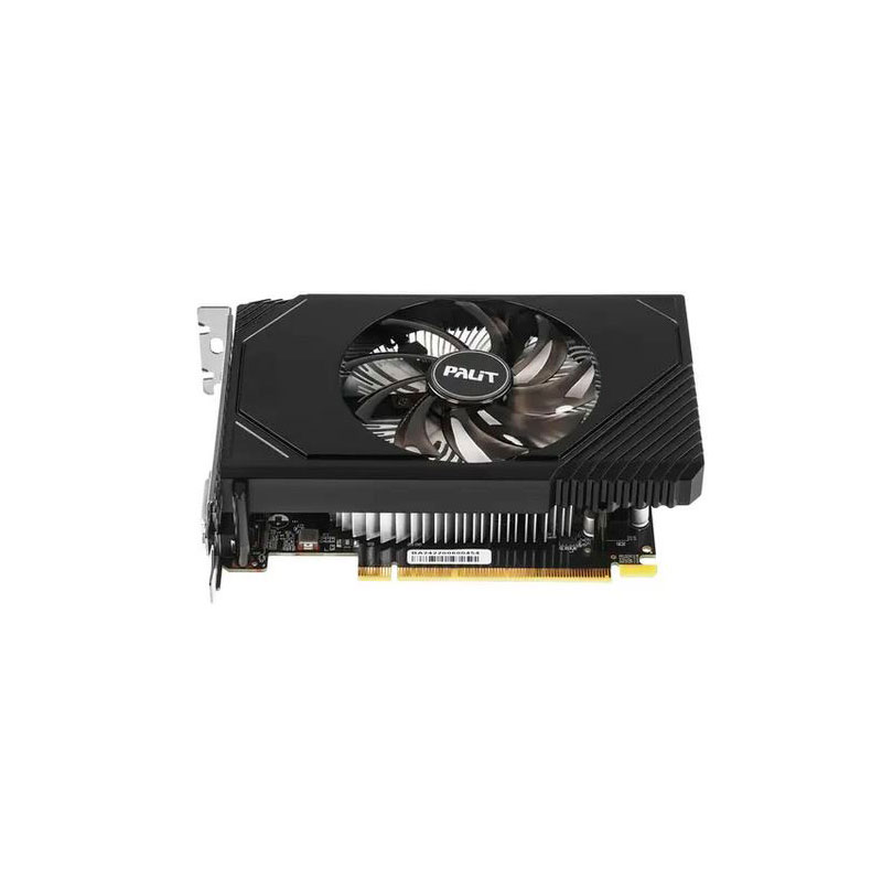 фото Видеокарта palit nvidia geforce rtx 3050 stormx oc 1042mhz pci-e 4.0 6144mb 14000mhz 96 bit dp hdmi dvi ne63050s18je-1070f