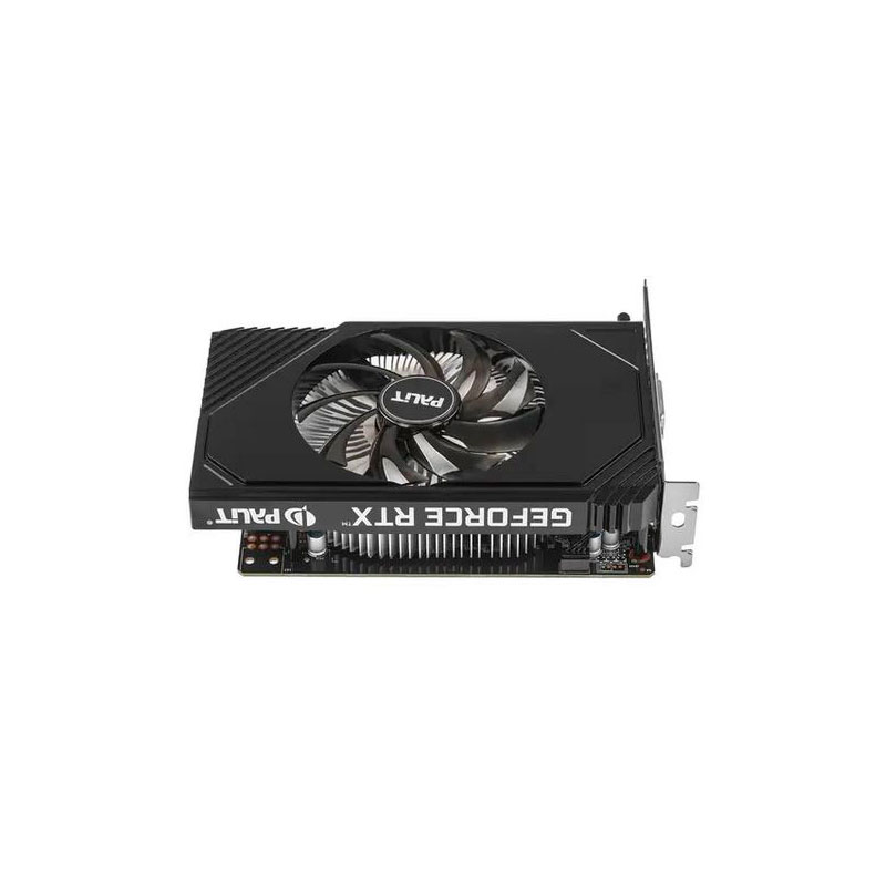 фото Видеокарта palit nvidia geforce rtx 3050 stormx oc 1042mhz pci-e 4.0 6144mb 14000mhz 96 bit dp hdmi dvi ne63050s18je-1070f