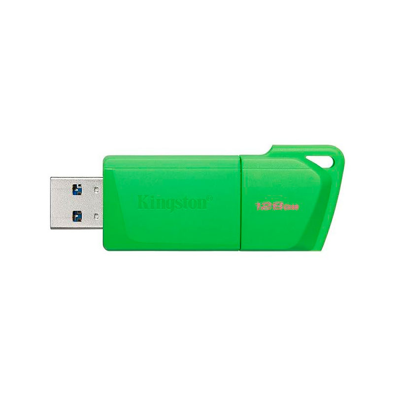 фото Usb flash drive 128gb - kingston datatraveler exodia m neon green kc-u2l128-7lg