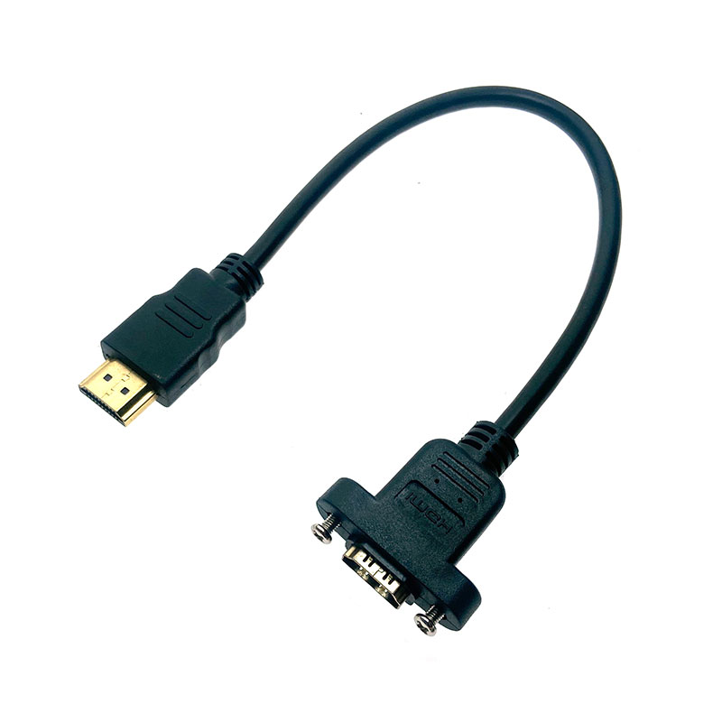 Аксессуар Espada HDMI 19pin Male to Female 30cm Ehmf30 кабель ugreen hd101 10151 hdmi male to male round cable 0 75м черно желтый