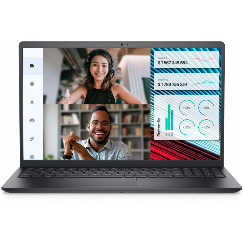Ноутбук Dell Vostro 3520 Black 3520-3850 (Intel Core i3-1215U 1.2 GHz/8192Mb/512Gb SSD/Intel UHD Graphics/Wi-Fi/Bluetooth/Cam/15.6/1920x1080/No OS) ноутбук dell vostro 5502 5502 0020 grey