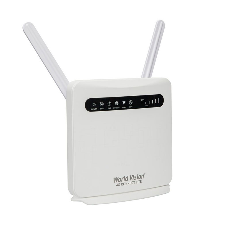 Wi-Fi роутер-модем World Vision 4G Connect Lite (слот для Sim, Wi-Fi) (2.4 Ггц 300 Мбит/с) world vision t625 d2