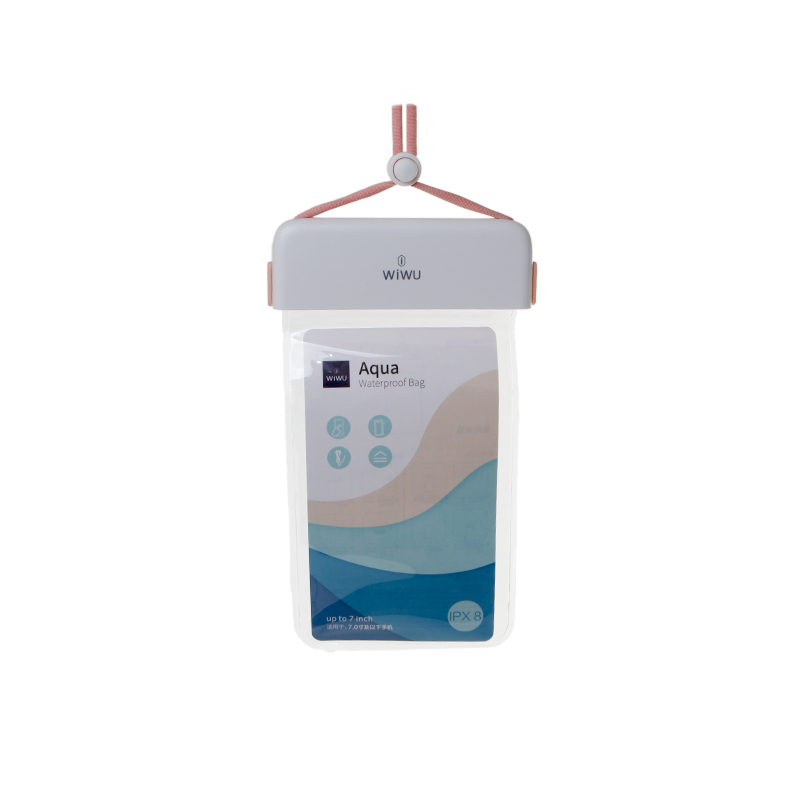 Чехол Wiwu Aqua Waterproof Bag White 6936686404136 чехол водонепроницаемый wiwu aqua waterproof bag для устройств до 7 дюймов white