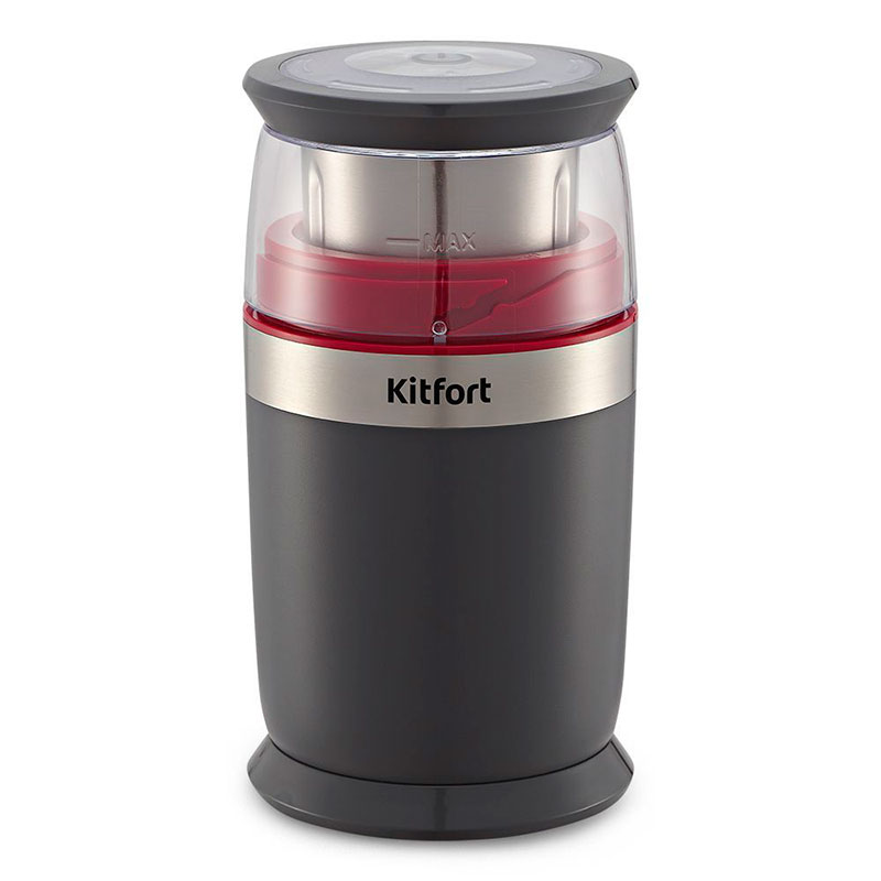Кофемолка Kitfort KT-7242 кофемолка kitfort кт 746 электрическая ножевая 200 вт 0 2 л серебристая
