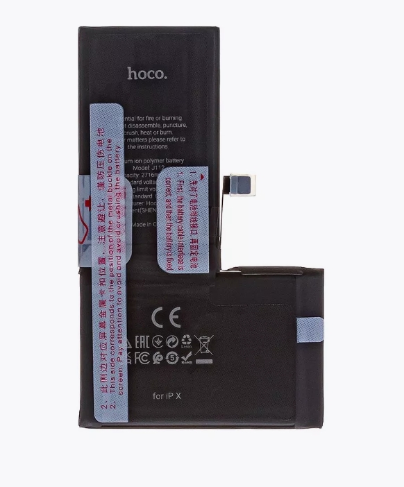 Аккумулятор Hoco для APPLE iPhone X 2716mAh 6931474797377 силикон hoco light для iphone 12 12 pro 6 1
