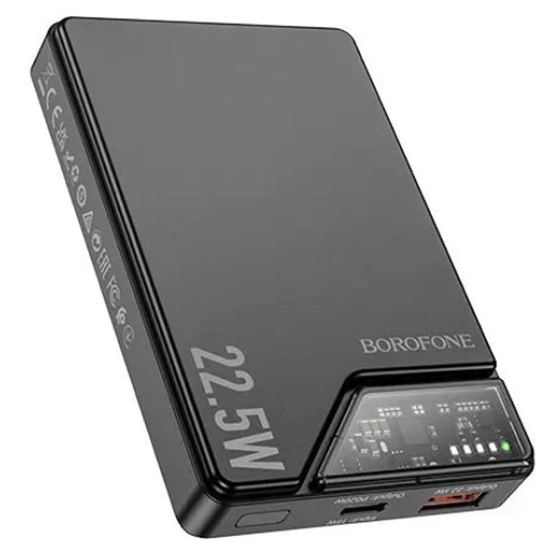 Внешний аккумулятор Borofone Power Bank BJ49 Astute 10000mAh Black 6941991109898