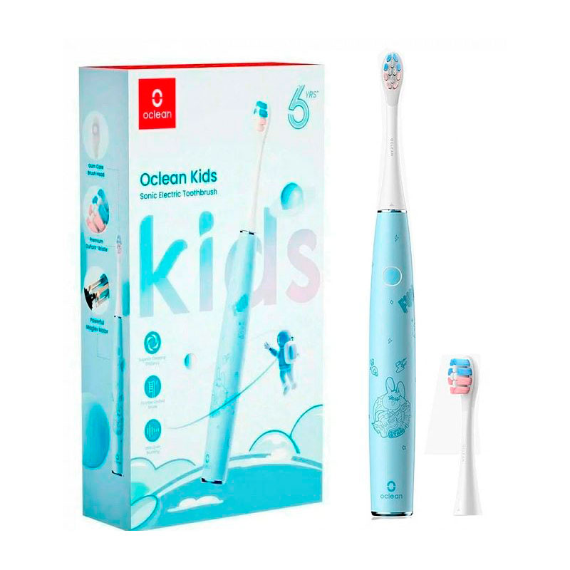 Зубная электрощетка Oclean Kids Light Blue зубная электрощетка xiaomi so white sonic electric toothbrush blue