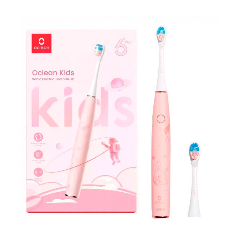 Зубная электрощетка Oclean Kids Pink зубная электрощетка cs medica kids cs 463 g pink