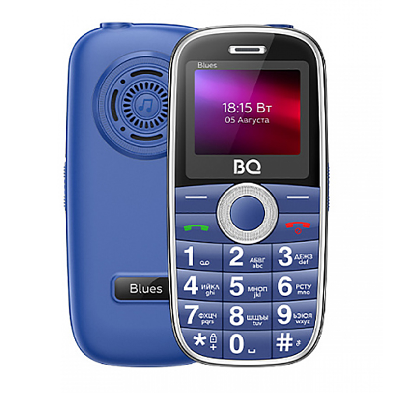 Сотовый телефон BQ 1867 Blues Blue сотовый телефон bq mobile bq 2446 dream duo dark blue