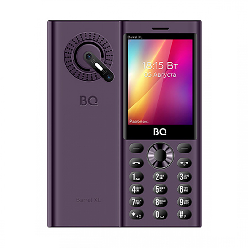 Сотовый телефон BQ 2832 Barrel XL Purple-Black телефон bq 6051g soul purple