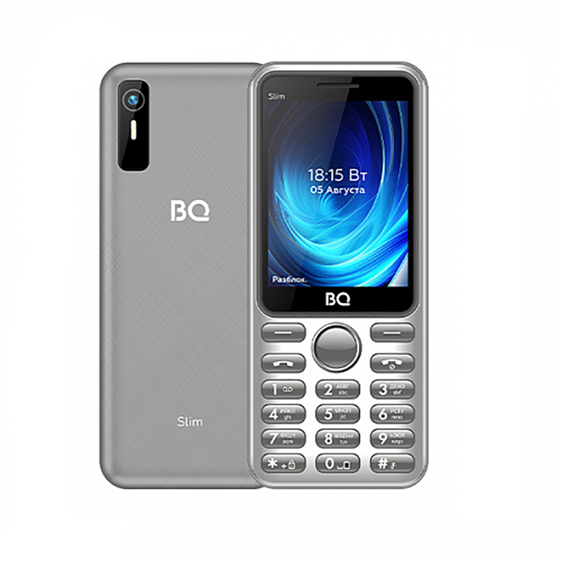 Сотовый телефон BQ 2833 Slim Grey сотовый телефон f s350 light grey