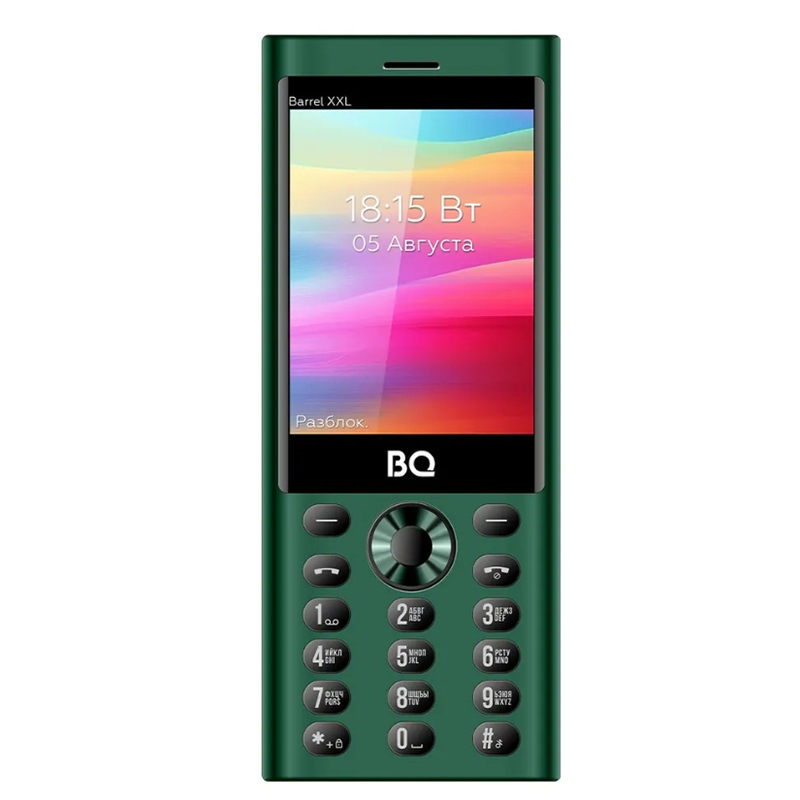 Сотовый телефон BQ 3598 Barrel XXL Green-Black