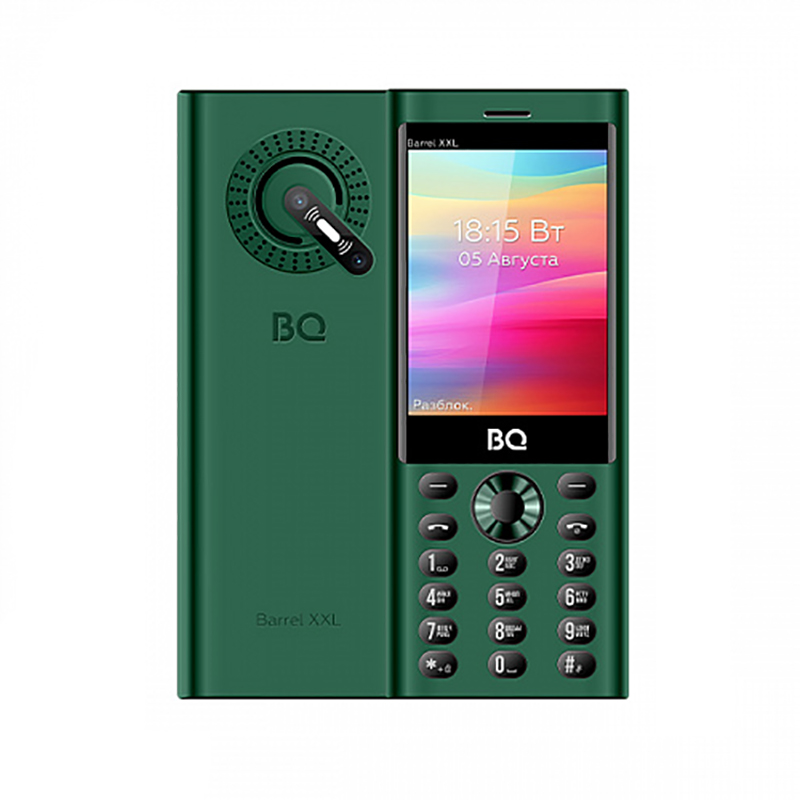 Сотовый телефон BQ 3598 Barrel XXL Green-Black сотовый телефон bq 2449 hammer green зеленый