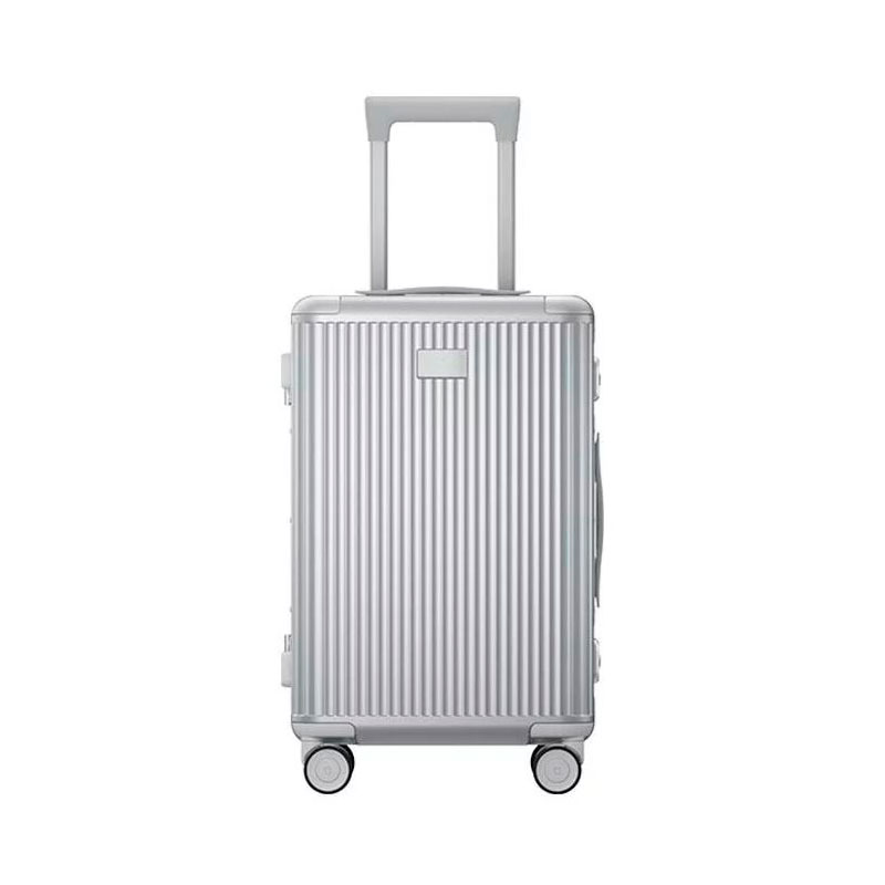 Чемодан Xiaomi Metal Luggage Aluminium Frame MJLXXLKRM 20 Silver чемодан ninetygo manhattan frame luggage 20 розовый