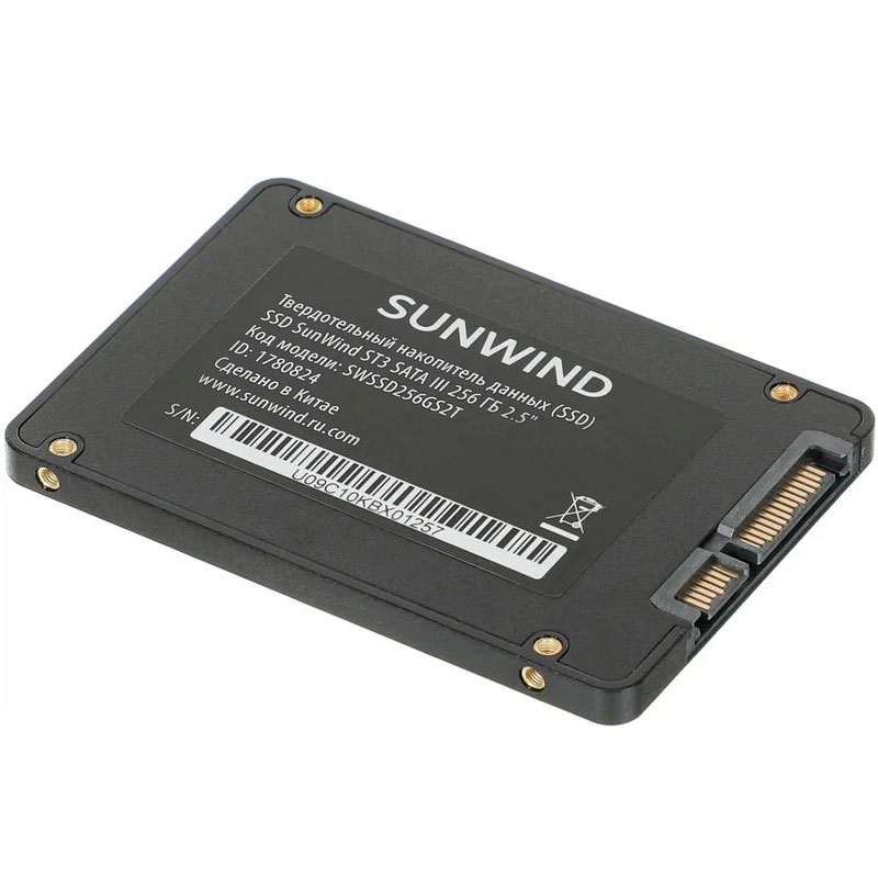 фото Твердотельный накопитель sunwind 256gb swssd256gs2t