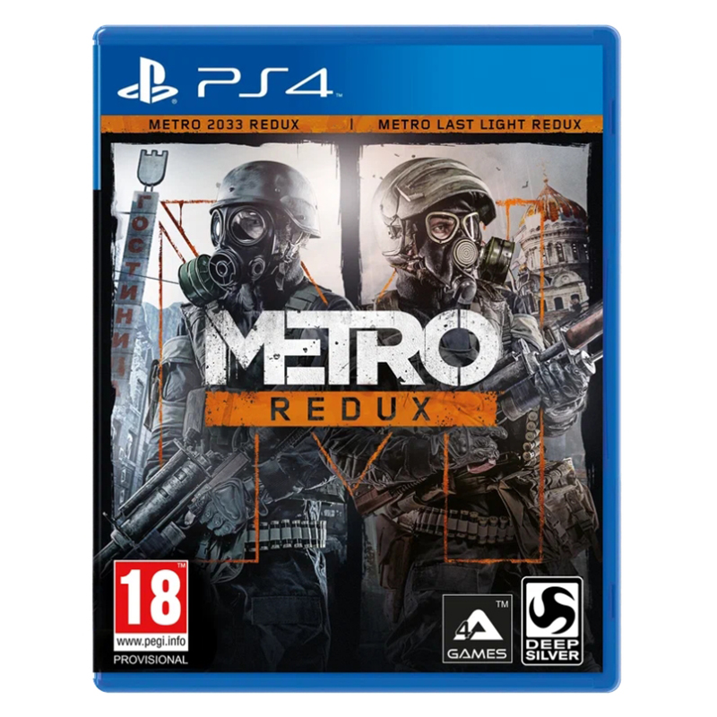 Игра Deep Silver Metro Redux для PS4 / PS5 игра метро 2033 возвращение metro 2033 redux для playstation 4