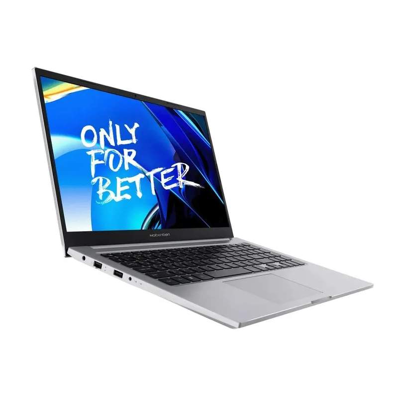 фото Ноутбук maibenben m555 silver m5551sf0lsre0 (amd ryzen 5 5500u 2.1ghz/16384mb/512gb ssd/amd radeon graphics/wi-fi/bluetooth/cam/15.6/1920х1080/linux)