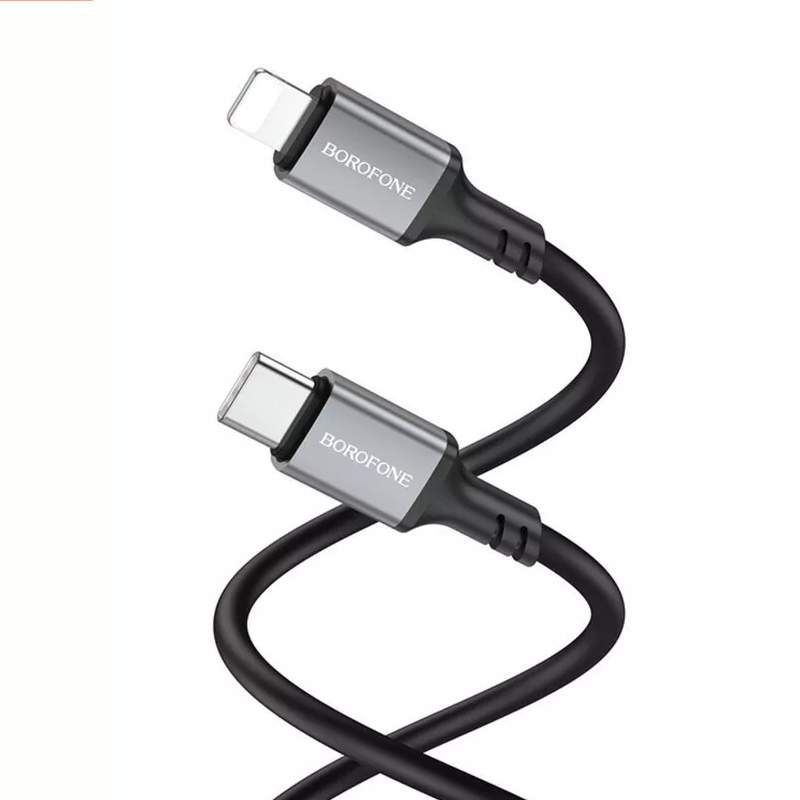 Аксессуар Borofone BX83 Famous USB-C - Lightning 20W 1m Black 6974443386325