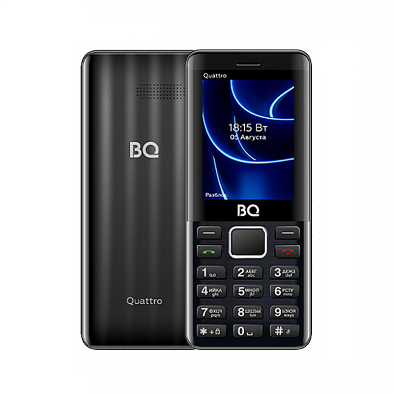 Сотовый телефон BQ 2453 Quattro Black