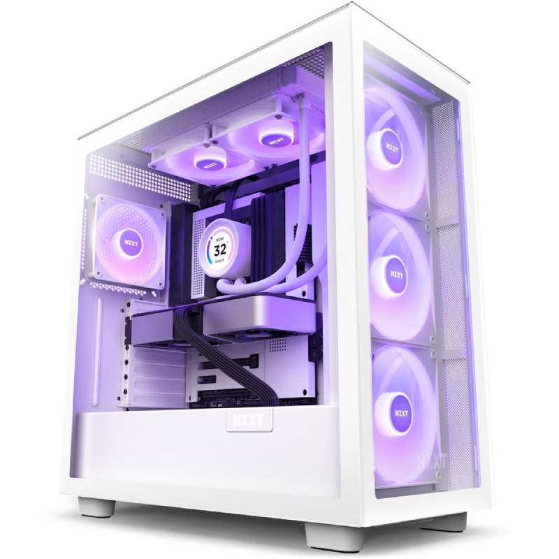 Водяное охлаждение NZXT Kraken Elite 240 RGB White RL-KR24E-W1 (Intel LGA 1700/1200/115X AMD AM5/AM4/sTRX4/TR4)