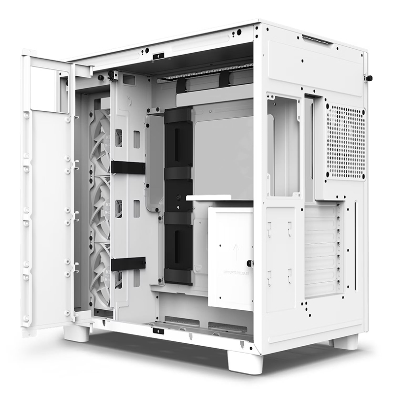 Корпус NZXT H9 Flow без БП White CM-H91FW-01