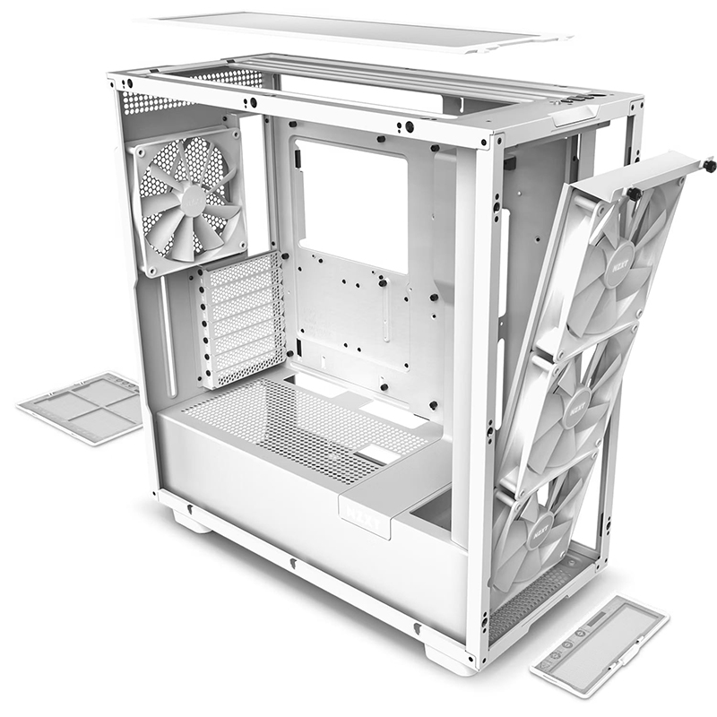 Корпус NZXT H7 Elite RGB без БП White CM-H71EW-02