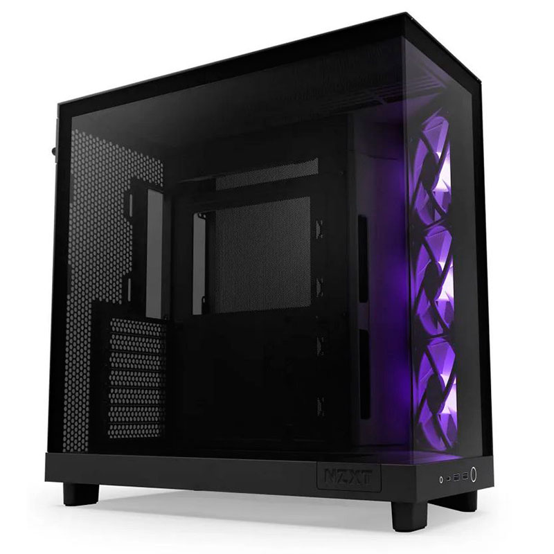 Корпус NZXT H6 Flow без БП Black CC-H61FB-R1