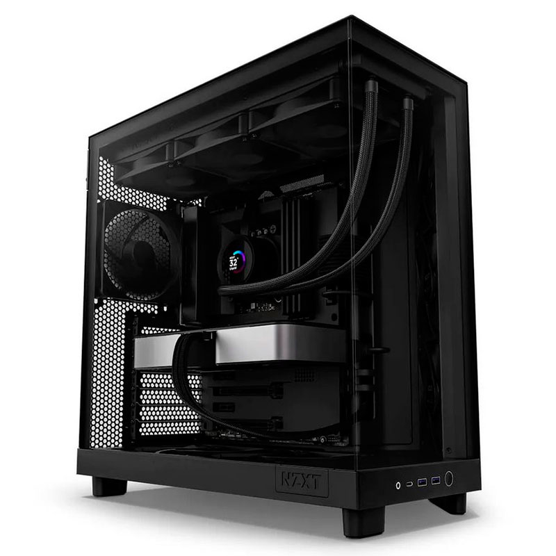 Корпус NZXT H6 Flow без БП Black CC-H61FB-R1