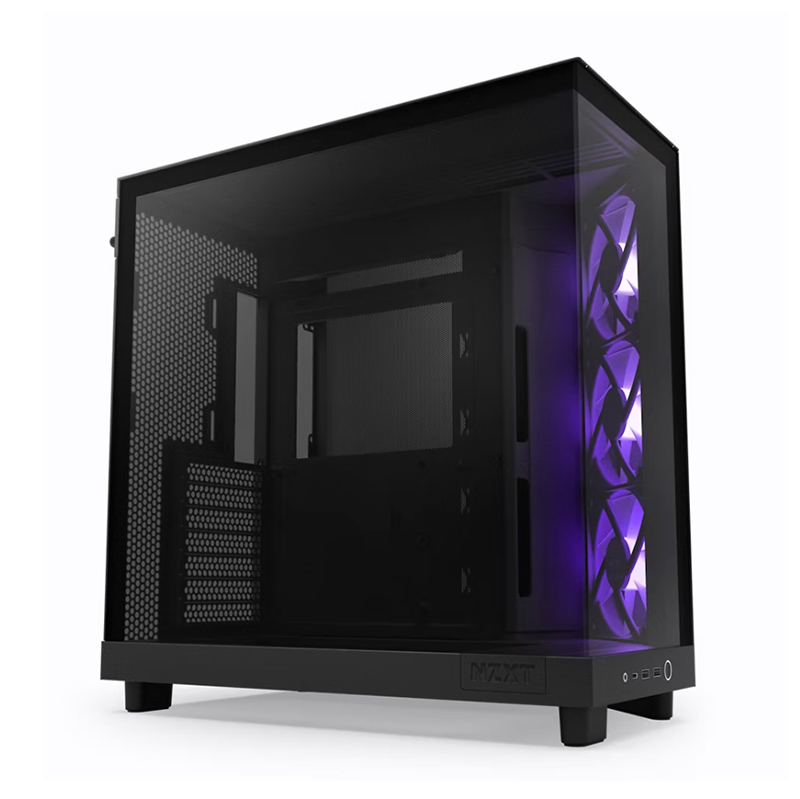 Корпус NZXT H6 Flow RGB без БП Black CC-H61FB-S1