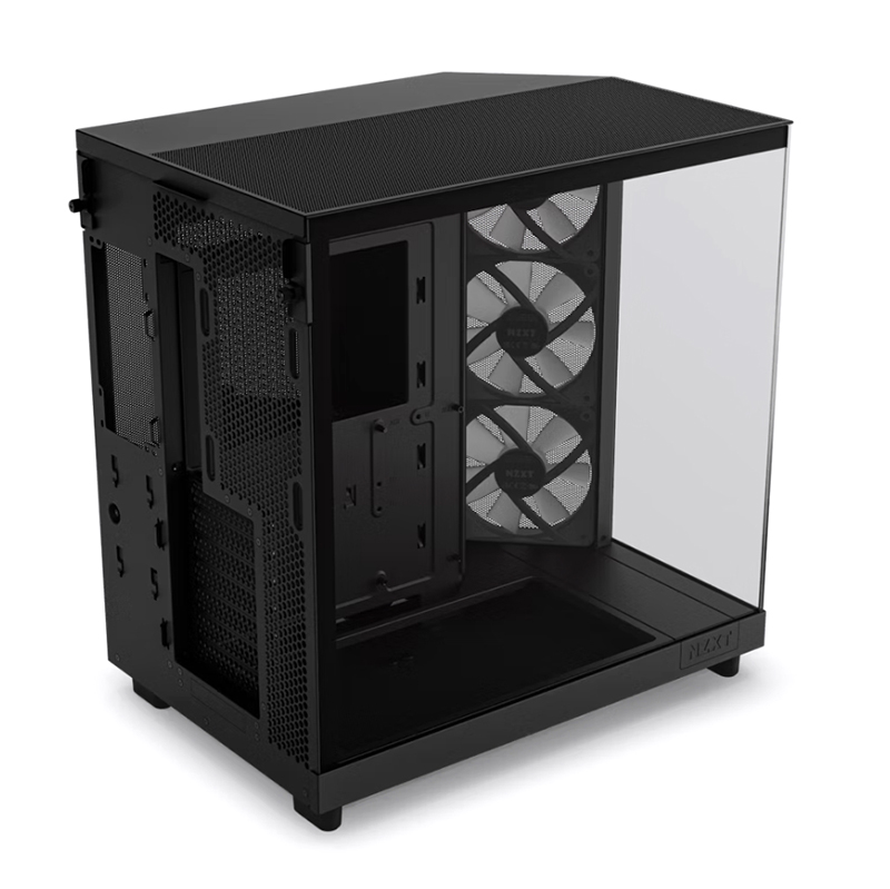 Корпус NZXT H6 Flow RGB без БП Black CC-H61FB-S1