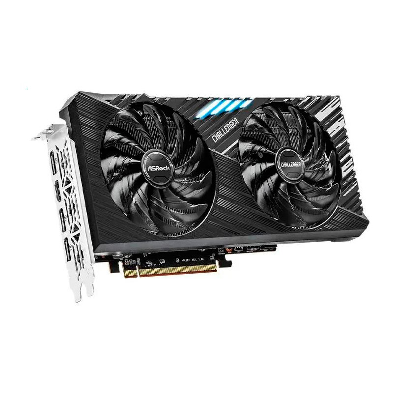 фото Видеокарта asrock radeon rx 6750gre challenger 10gb 2189mhz pci-e 4.0 10240mb 16000mhz 160-bit hdmi 3xdp rx6750gre cl 10go