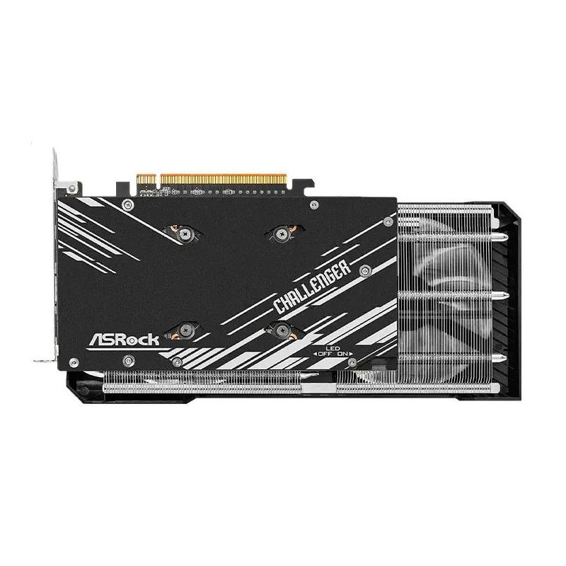 фото Видеокарта asrock radeon rx 6750gre challenger 10gb 2189mhz pci-e 4.0 10240mb 16000mhz 160-bit hdmi 3xdp rx6750gre cl 10go