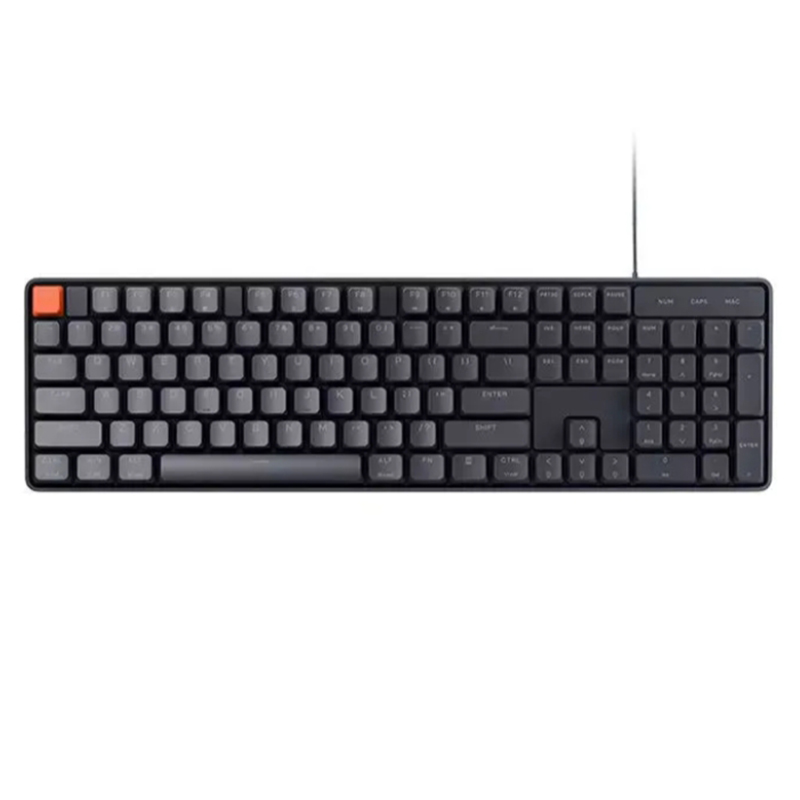Клавиатура Xiaomi Wired Mechanical Keyboard Blue Switch JXJP01MW ac 230v 3a 2 wired lead 7c refrigerator defrost thermostat switch