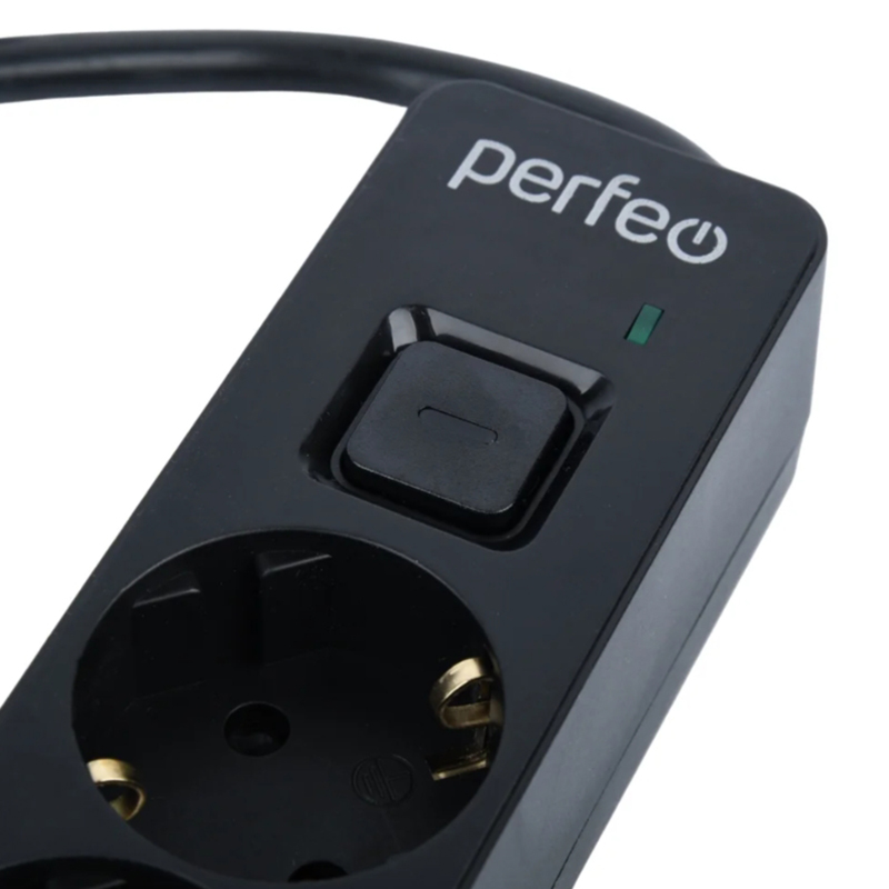 фото Сетевой фильтр perfeo real stream 5 sockets 1.8m black pf_e1505